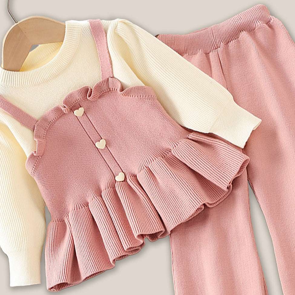 GIRL'S SWEATER TROUSER SET